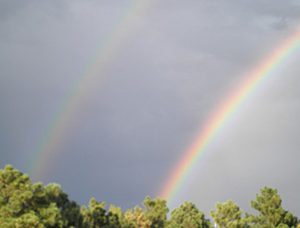 Divine double rainbow